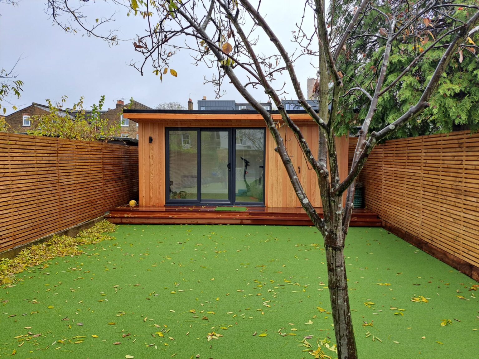 Bespoke garden building by CanaCabins at Friern Road, East Dulwich, South London